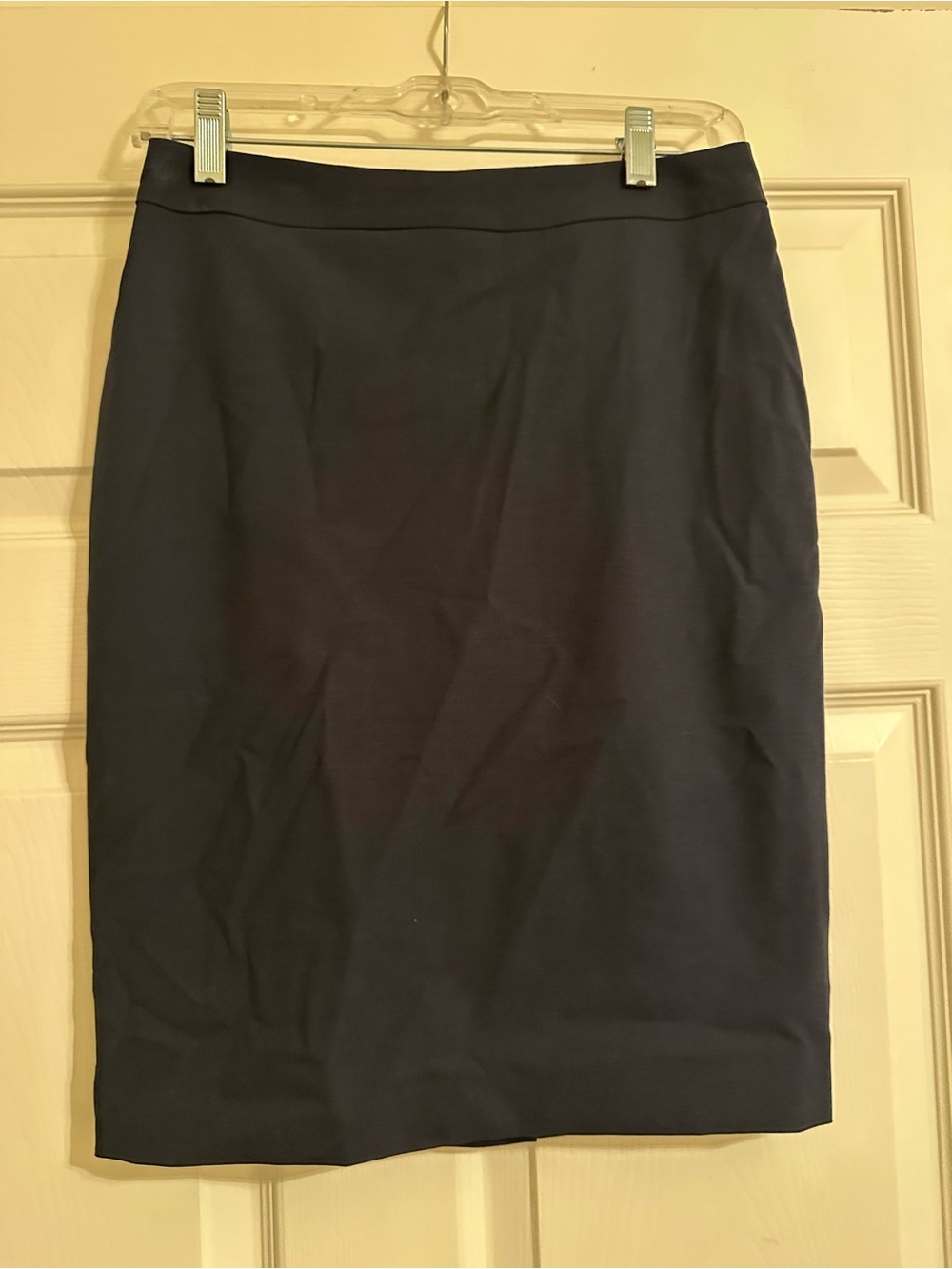 Classic Women's Pencil Skirt - Dark Navy